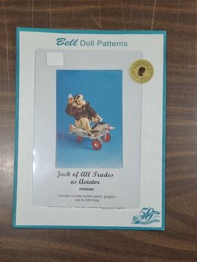 Bell Doll Patterns "Jack of All Trades as Aviator" Pattern #RPM5080